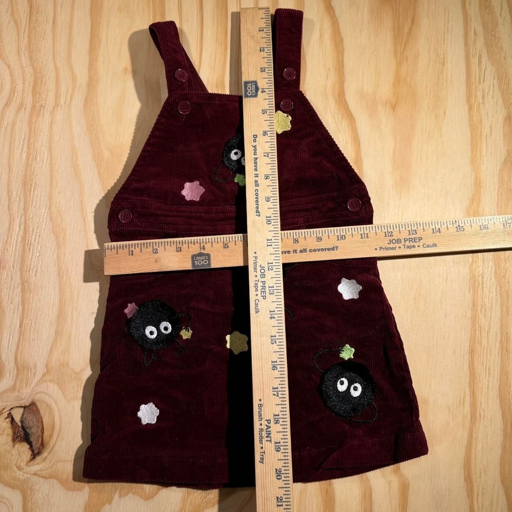 Studio Ghibli Spirited Away Soot Sprites & Stars Toddler Overall Dress - Picture 5 of 6